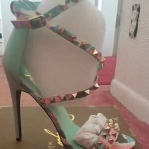 Brand new multi colored heels